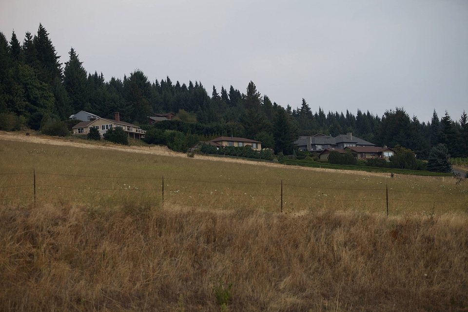 Wildland-urban interface near Spring Creek National Fish Hatchery