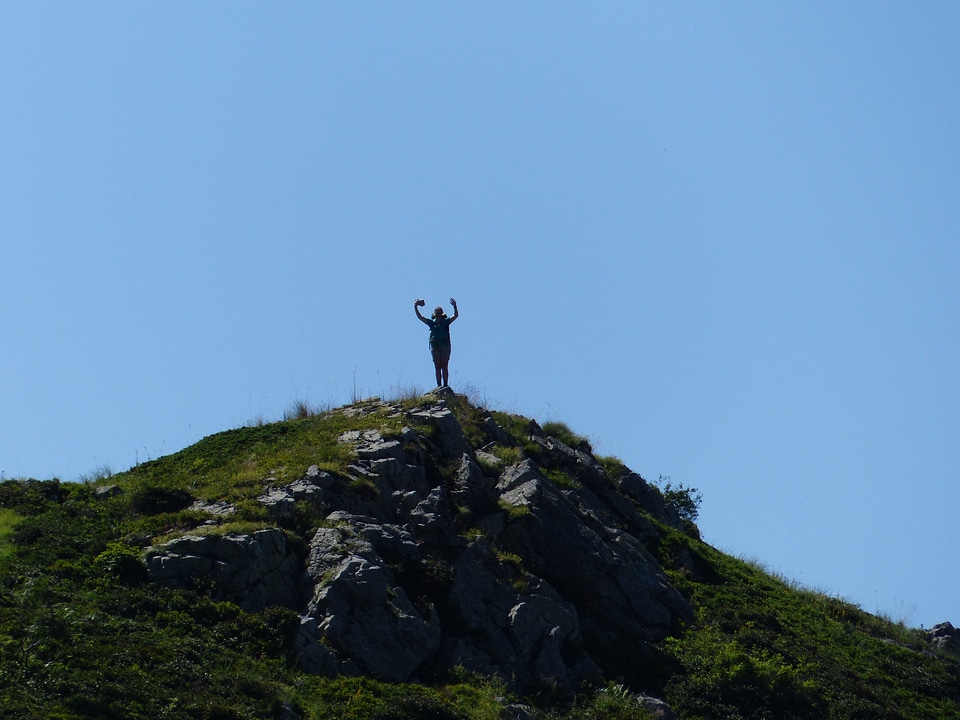 Woman wave gipfelchen
