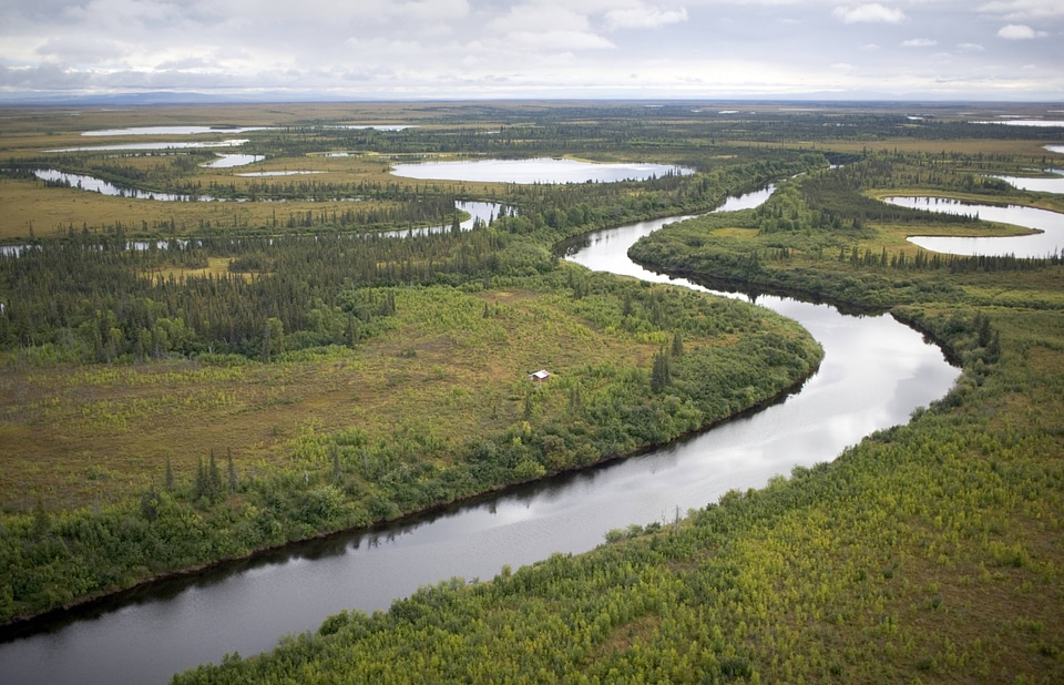 Aerial view of the river-1
