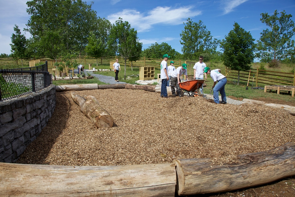 Constructing new outdoor classroom-1