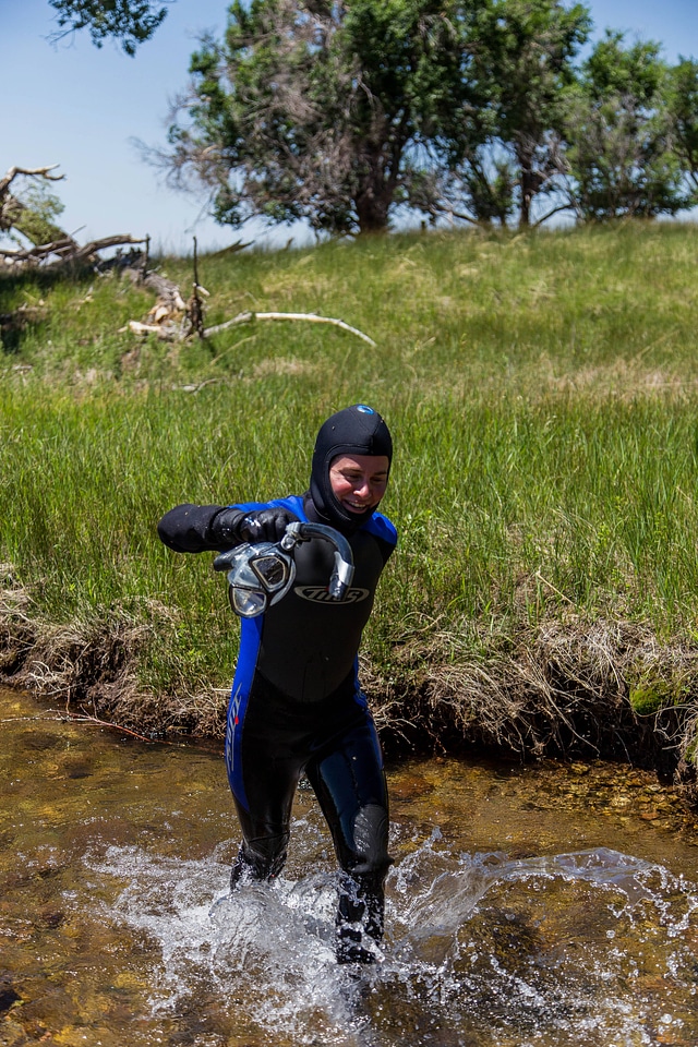 Snorkeler at Baca National Wildlife Refuge-3