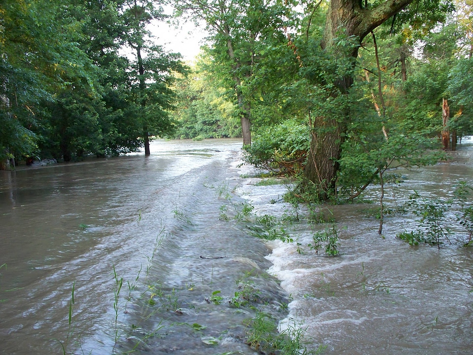 Swan Lake National Wildlife Refuge flood waters