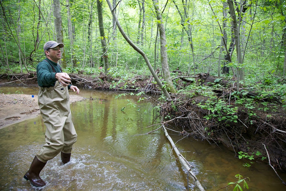 FWS employees surveying and assessing rivers and streams-1
