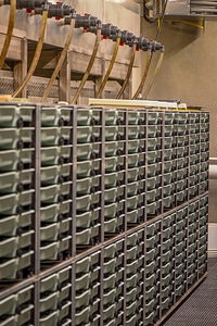 Incubation trays at Pendills Creek National Fish Hatchery-5