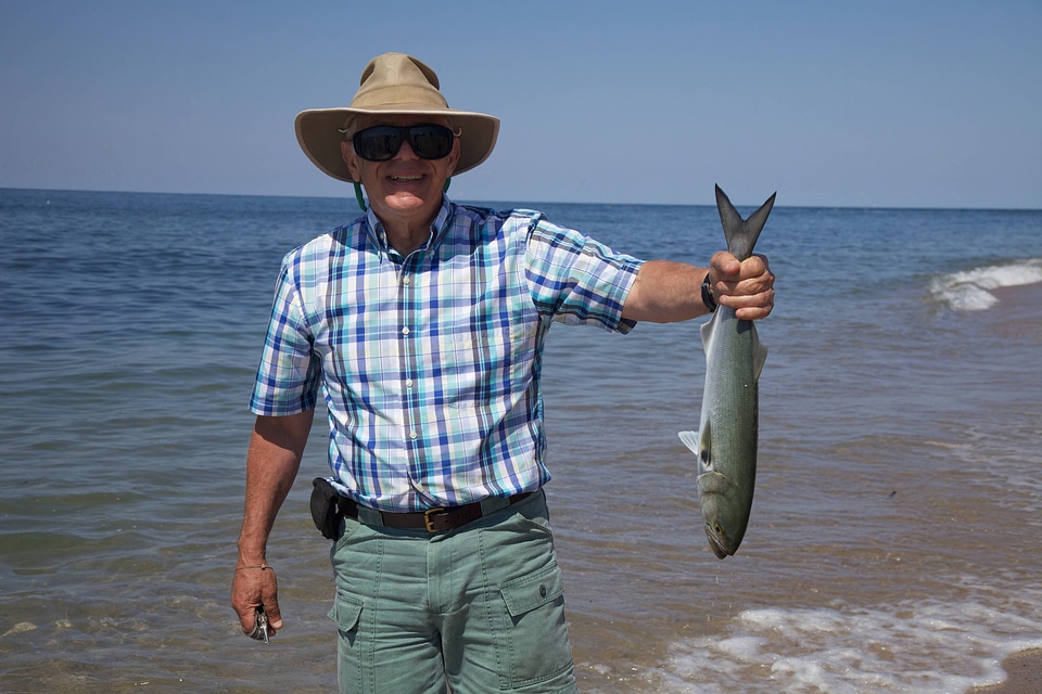 Great day for fishing at Nantucket National Wildlife Refuge 