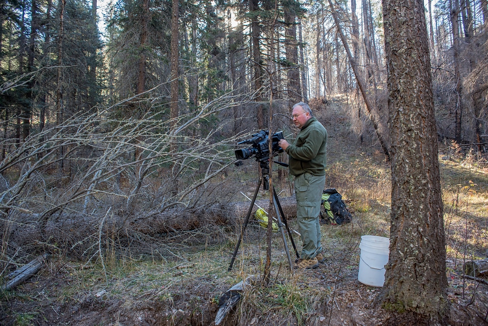 NCTC Videographer in Gila National Forest