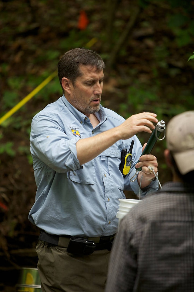 FWS employees surveying and assessing rivers and streams-2
