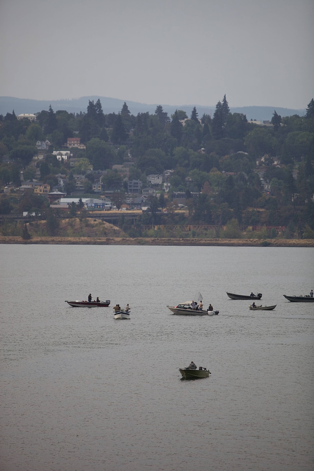 Fishing near a small town along the Columbia River-3