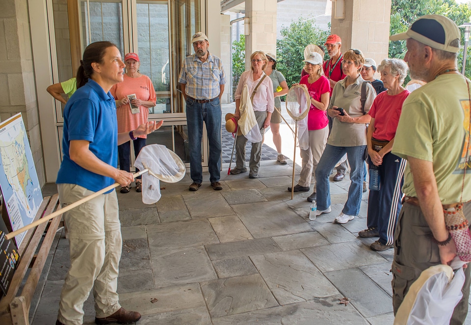 Volunteers get monarch tagging briefing-2
