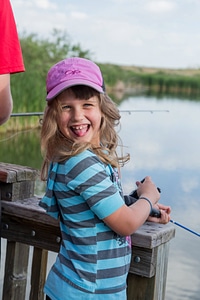 Young girl fishing-4