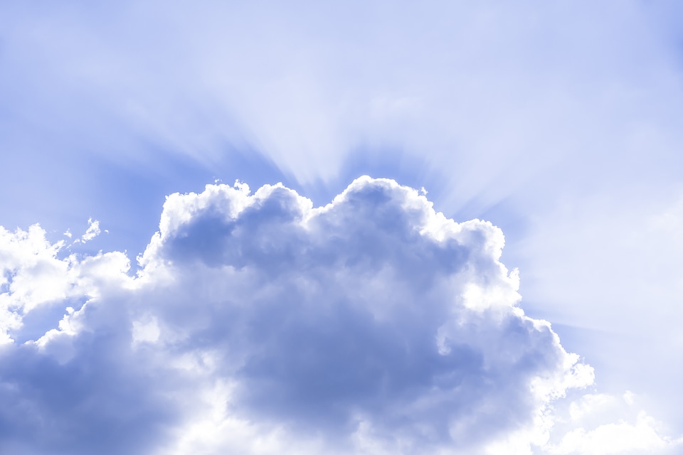 Rays heavenly mood