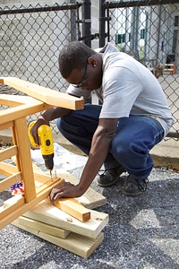 Construction of new outdoor classroom