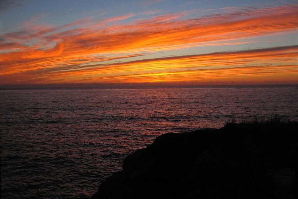 Orange clouds san diego