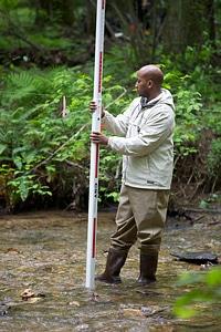 FWS employees surveying and assessing rivers and streams-1 photo