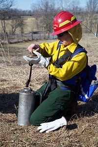 Firefighter with equipment-5