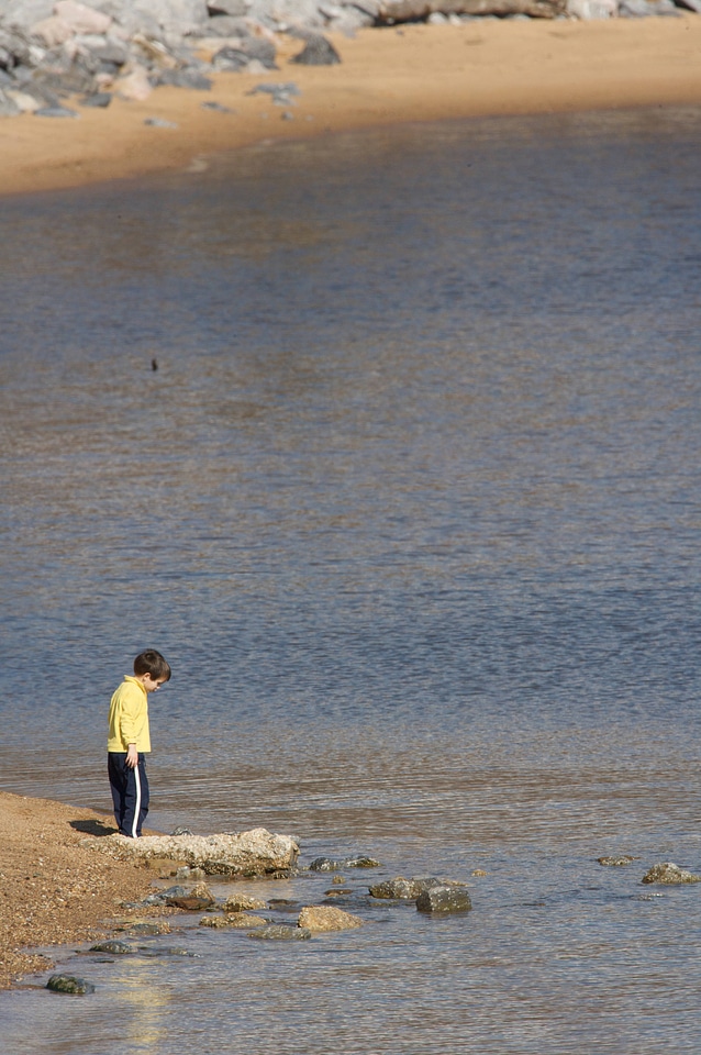 Child on shore-1