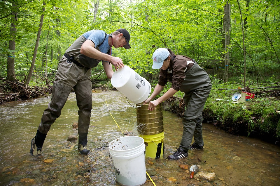 FWS employees surveying and assessing rivers and streams-1