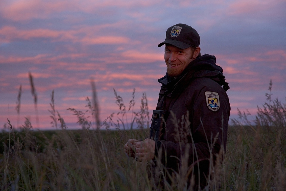 U.S. Fish and Wildlife Service Employee on Selawik National Wildlife Refuge