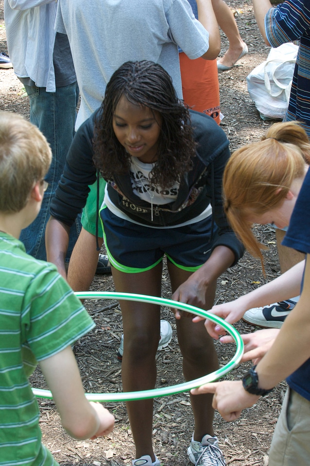Team building activity with SC3 youth