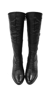 Fashion black shoes hill