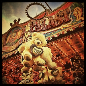 Plush bear year market photo