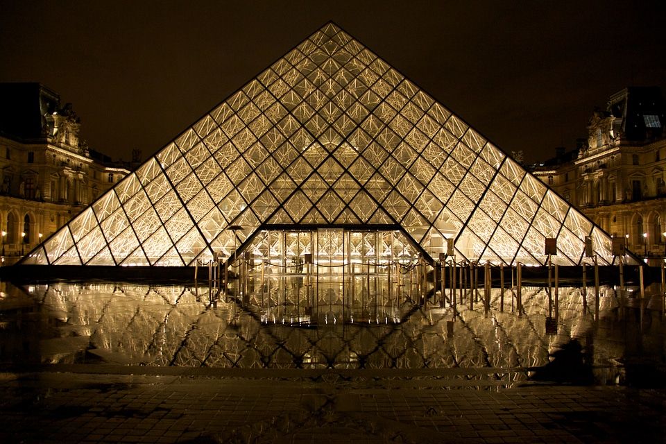 Pyramid france architecture photo