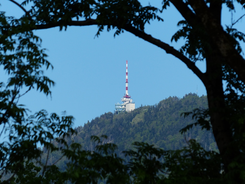 Radio watch tv gaisberg transmitter
