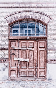 Wood wooden door weathered