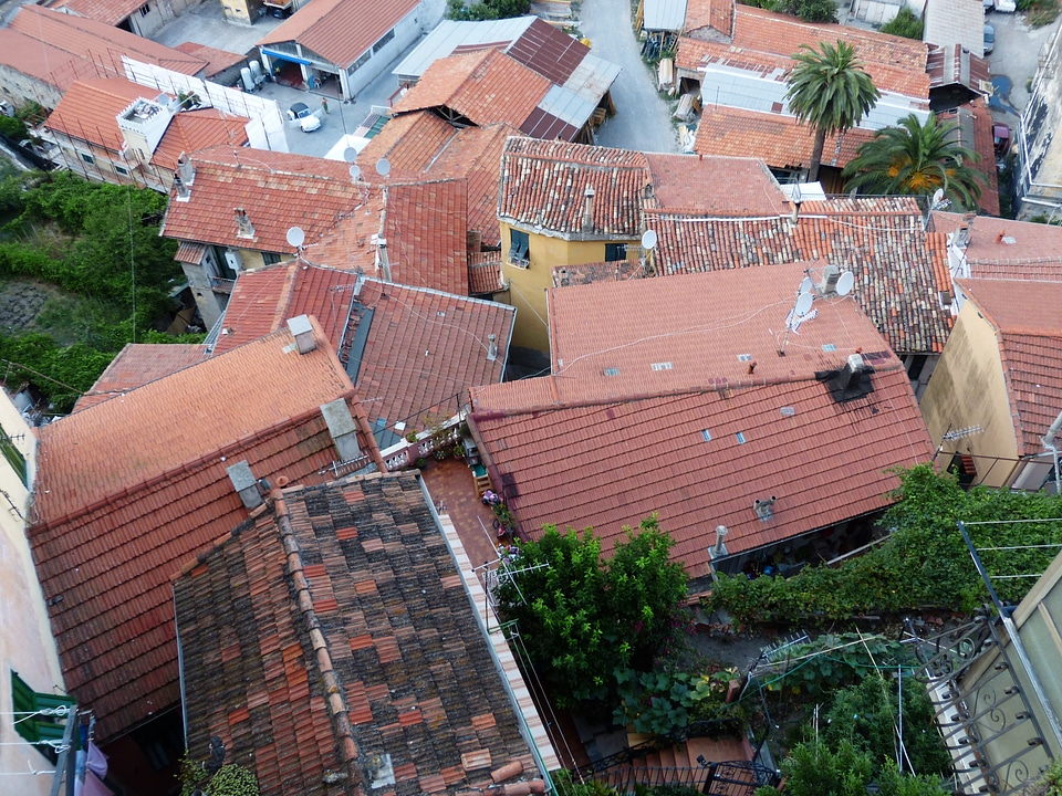 Houses city north italy