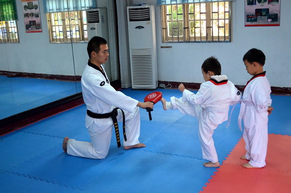 Train training karate