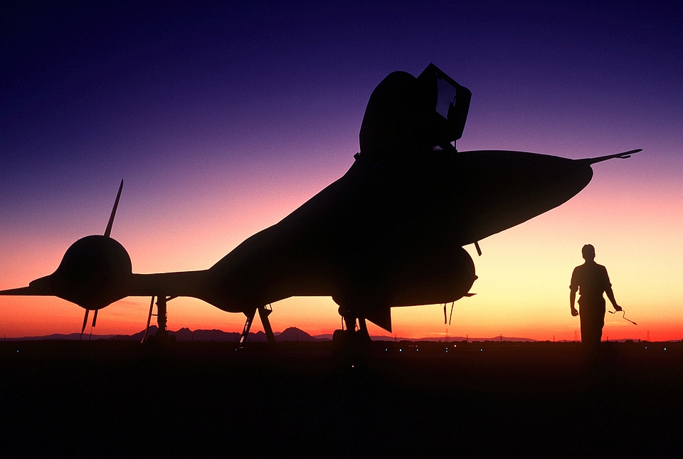 Aircraft blackbird runway