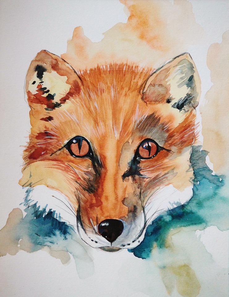 Art drawing watercolour painting