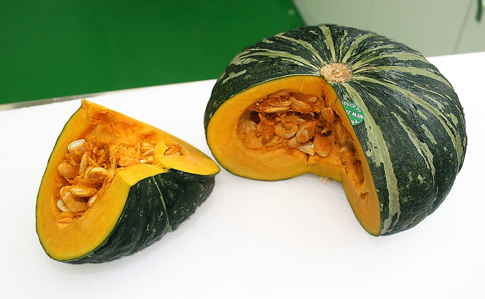 Sweet pumpkin food ingredients vegetables