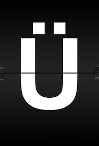 Journal font airport scoreboard