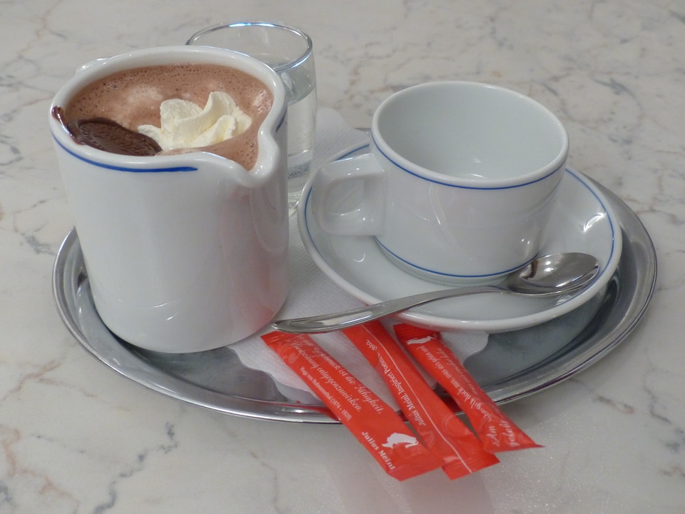 Cup cream delicious
