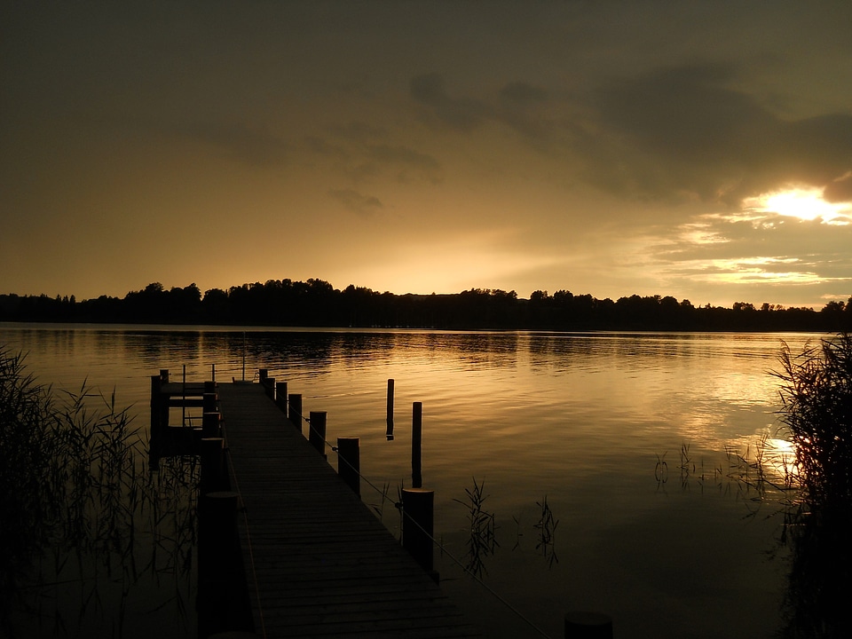 Sky evening sky water