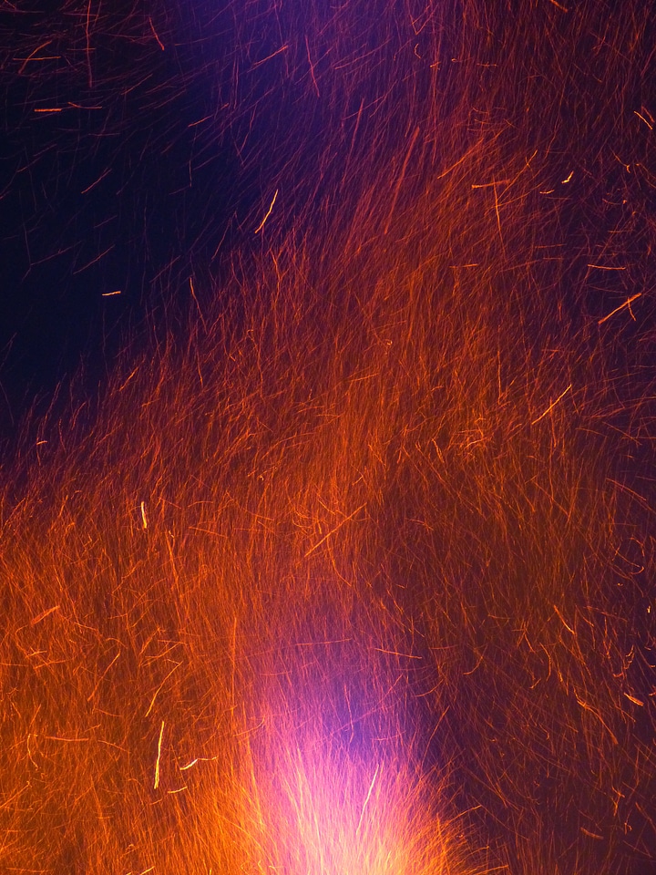 Blaze flame burn hot