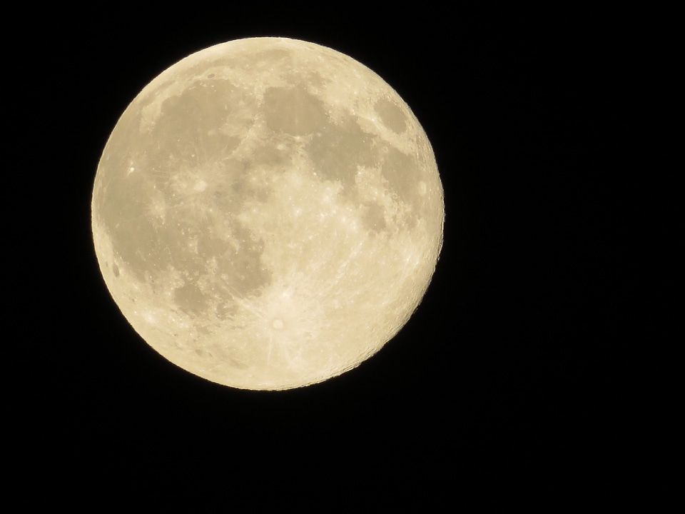 Moonlight sky at night photo