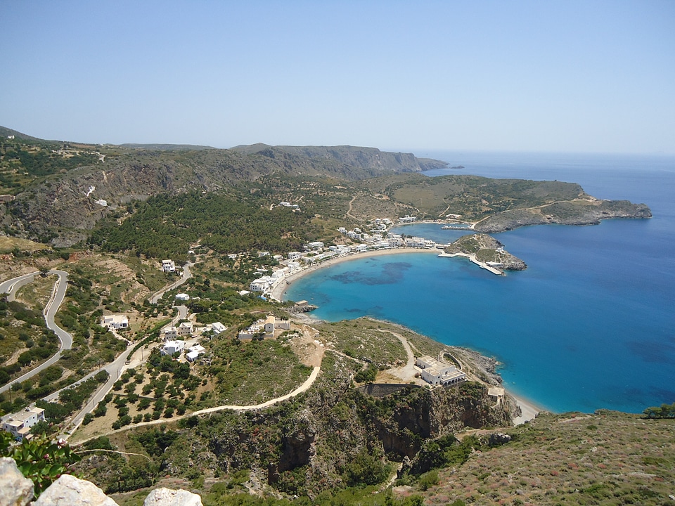 Bay landscape summer