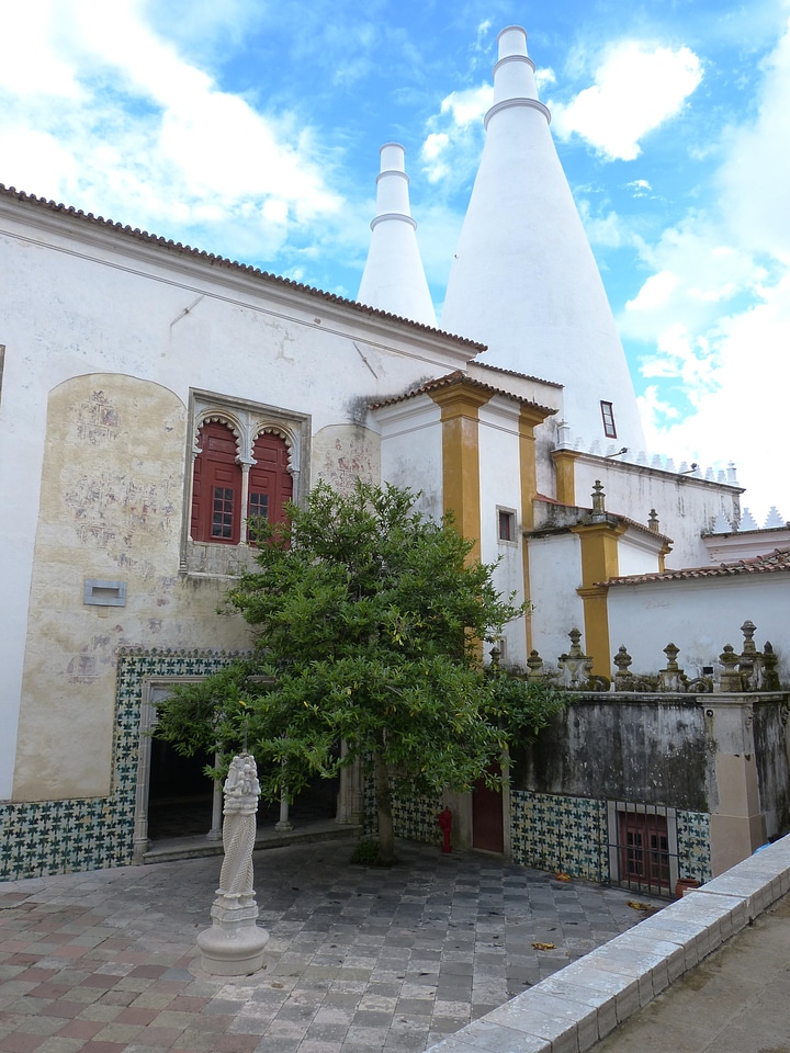 Castle building architecture