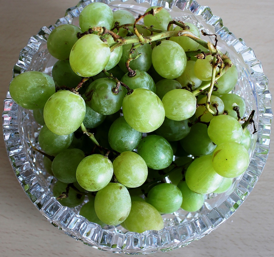 Table grapes healthy white