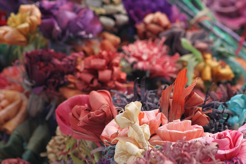 Colorful bouquet of flowers summer flowers