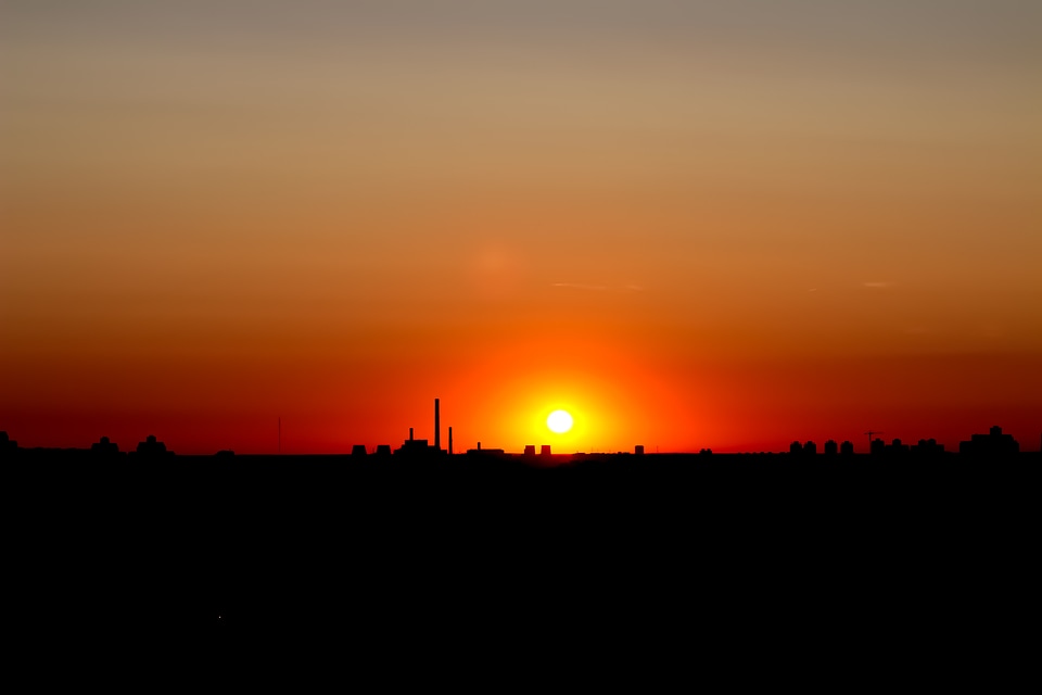 Dawn sunlight light