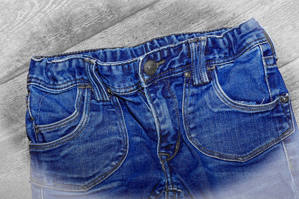 Clothing blue blue jeans