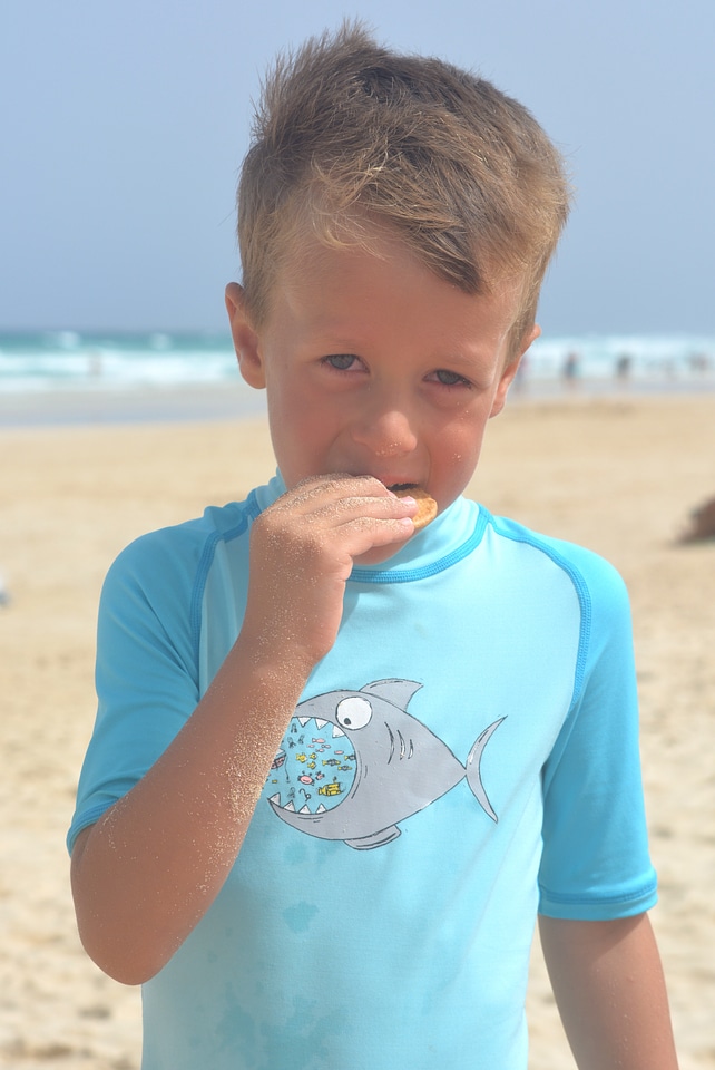 Child people sea