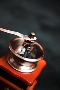 Coffee grinder barista photo