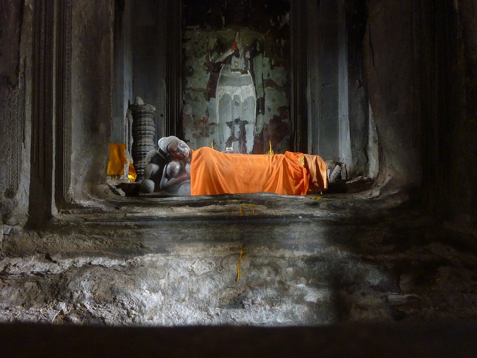 Temple buddha altar