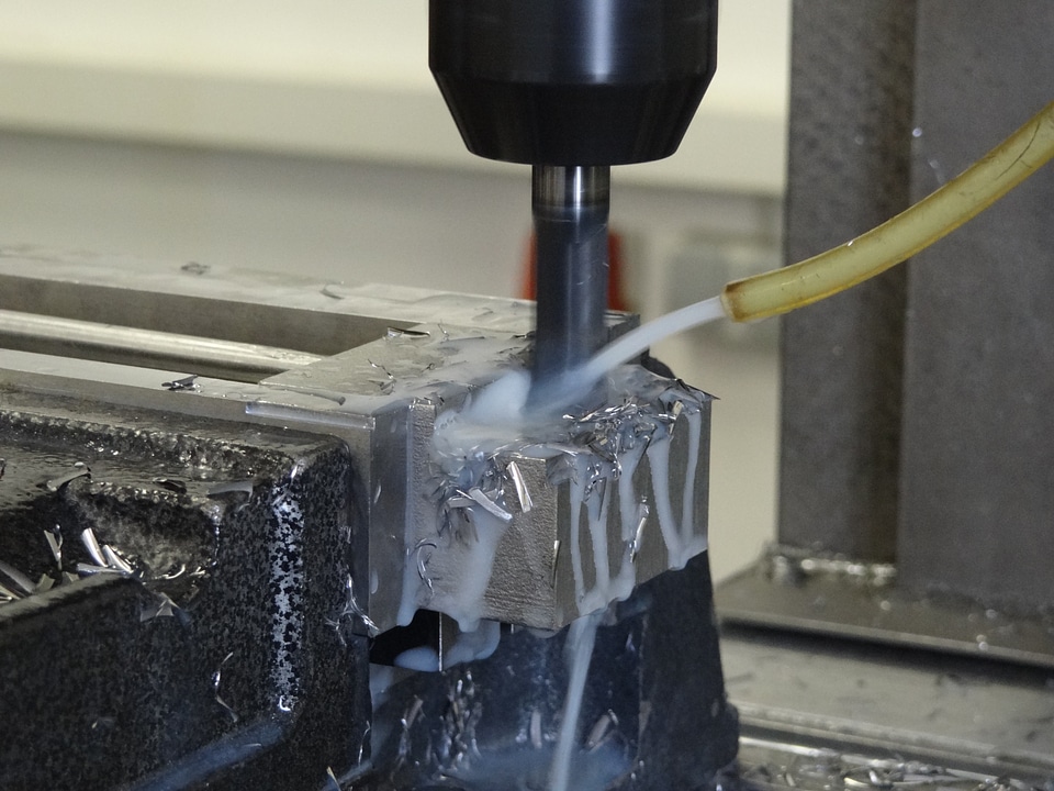 Machining chips engraving