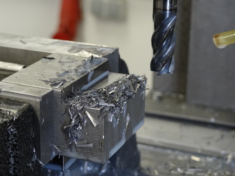 Machining chips engraving