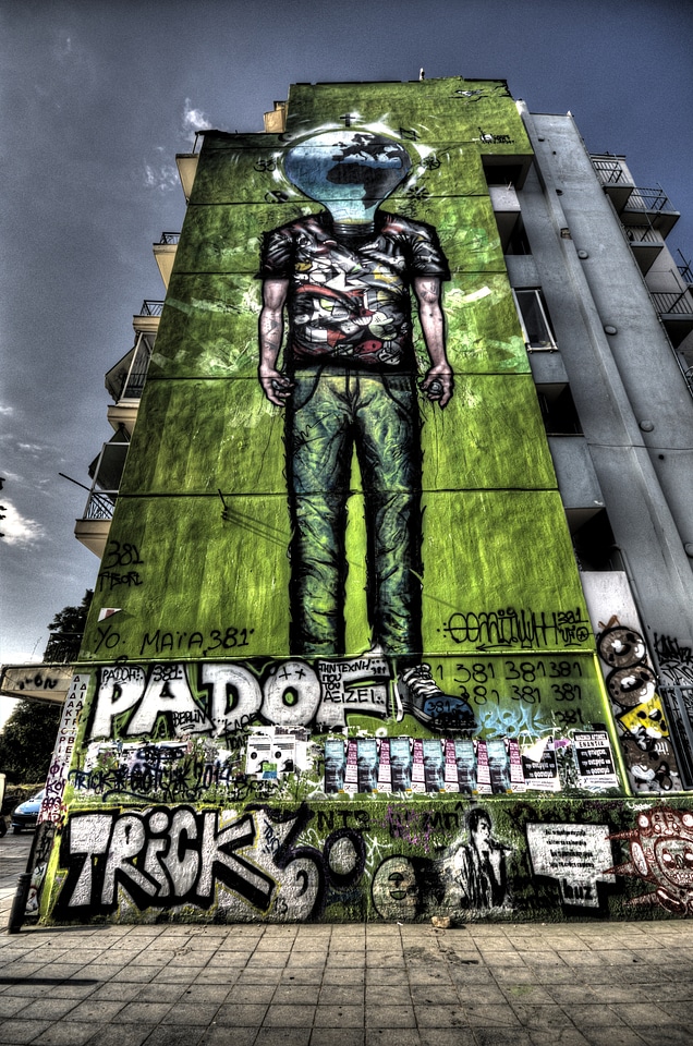 Greece concrete urban